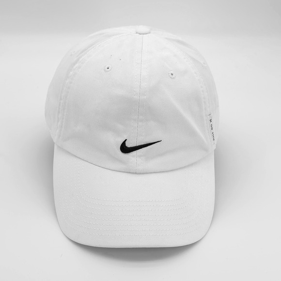 Nike Other - Nike Hat Cap Mens Strap Back White Swoosh Sportswear Casual